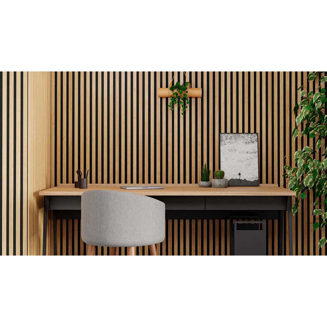Concord Wallcoverings Concord 3D Wall Panels Slat Wall Paneling Walnut Waterproof Slat Panel - Shop Hardware Tools Online Store