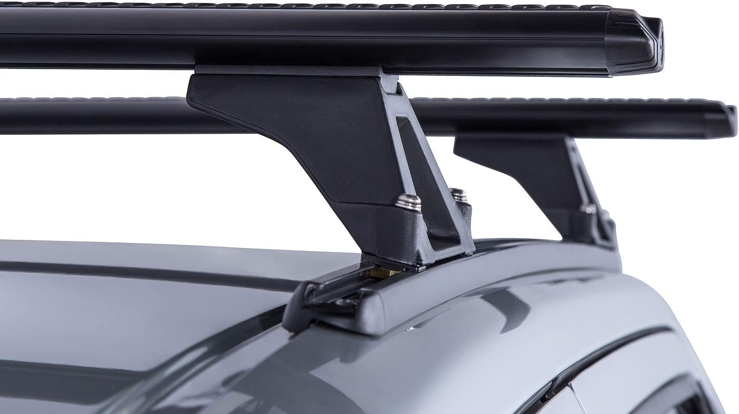 Rhino Rack Cap Topper Canopy Tonneau Cover Truck Tracks (70"), Black (RTC18)