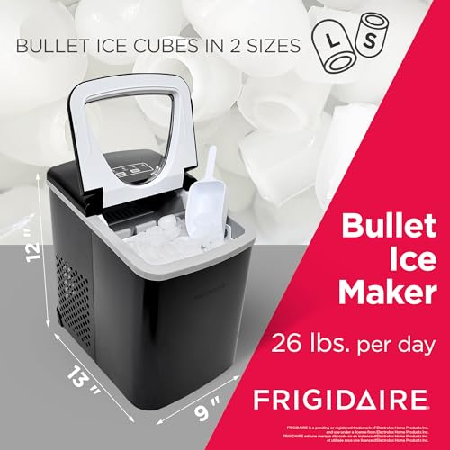 Frigidaire Countertop Ice Maker, Compact Machine