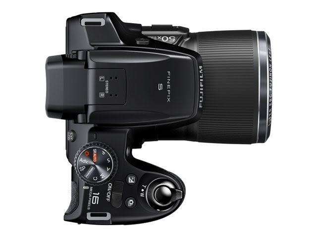 Fujifilm FinePix S9200 - Digital camera - compact - 16.2 MP - 50x optical zoom - Fujinon - black