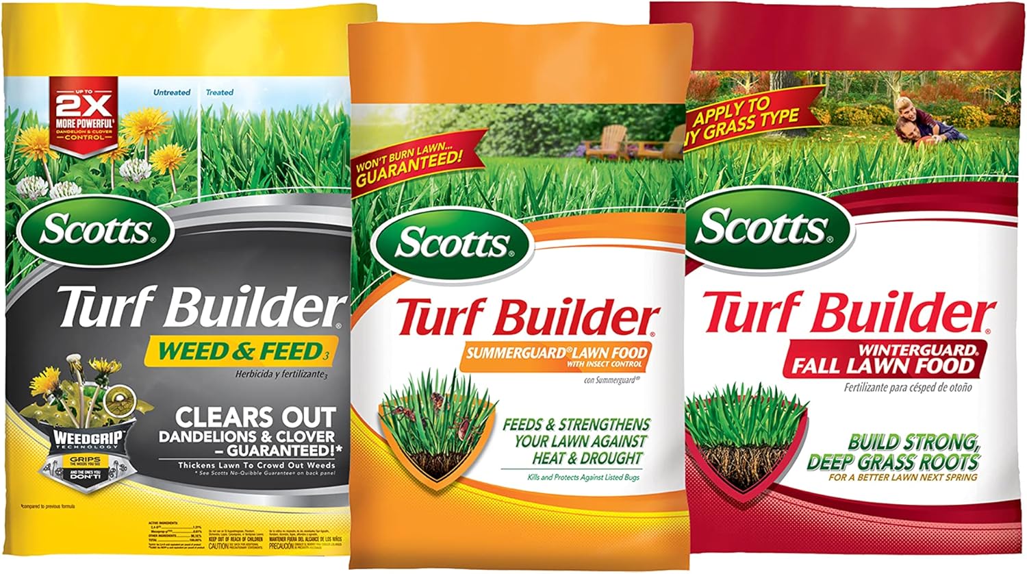 Scotts Lawn Care Plan Northern Small Yard (3-Part)
