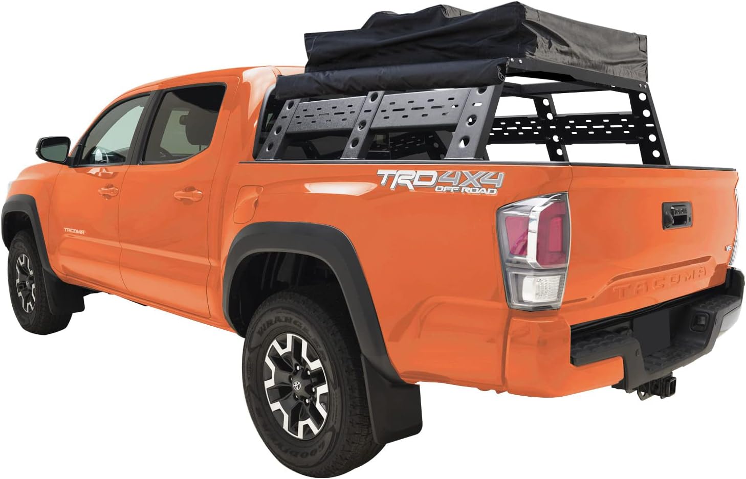 KML Truck Bed Rack No-Drill Cargo Rack System Compatible with Tacoma 16-21 Pickup Truck 2/3 Gen