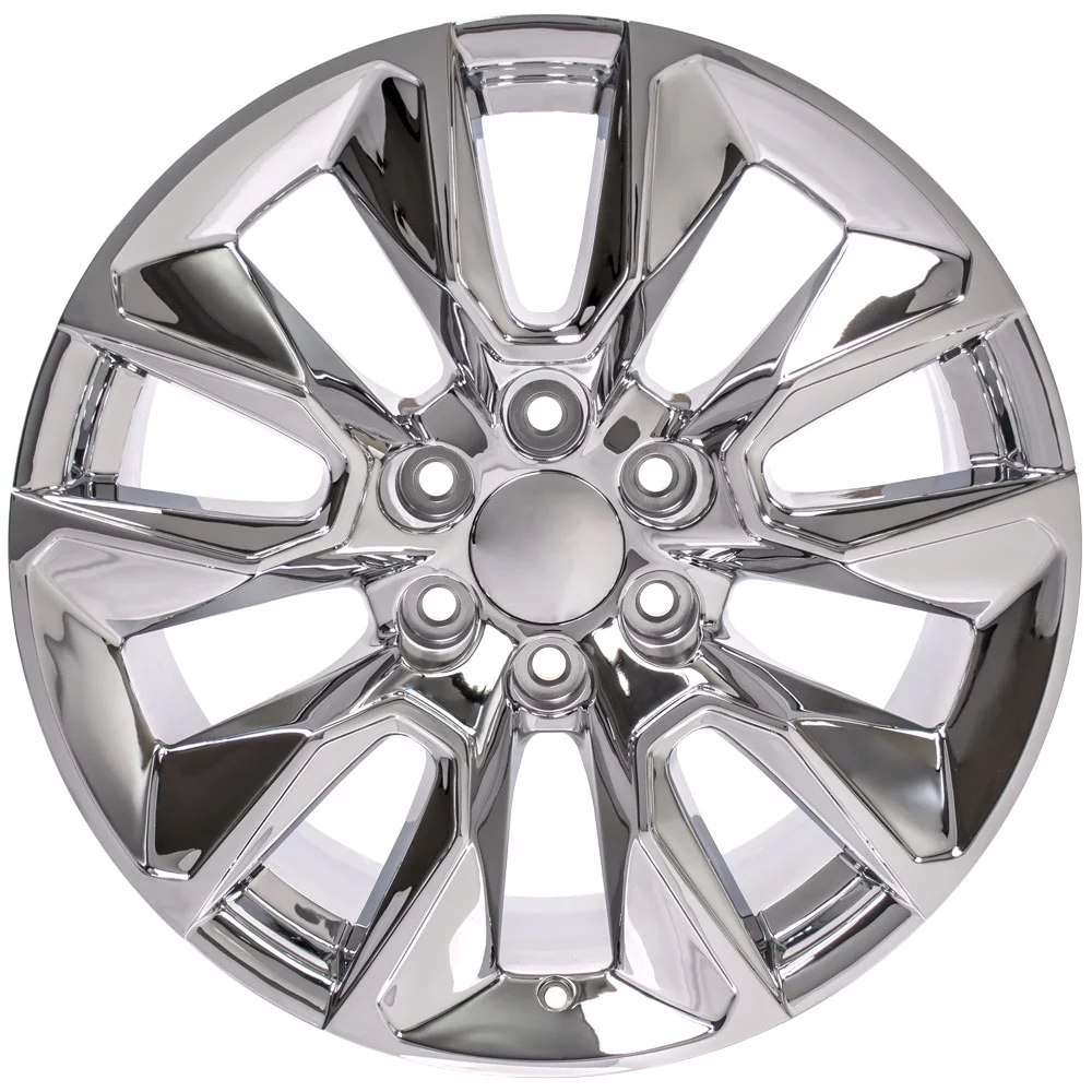 20" Replica Wheel CV32 Fits Silverado Tahoe Yukon Escalade Rim 20x9 Chrome Wheel