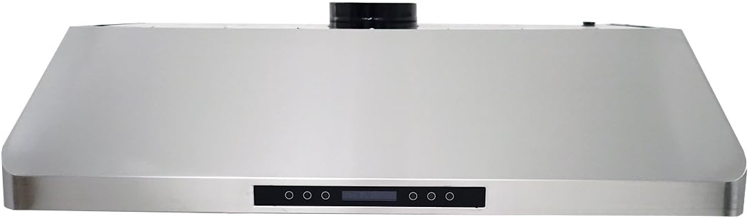 36 Inch Under Cabinet Wall Mount Range Hood 900 CFM Stainless Steel Baffle Filters Proline PLJW 113
