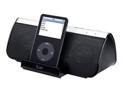 iLuv I189BLK Portable Speaker Dock - 5W RMS - Black