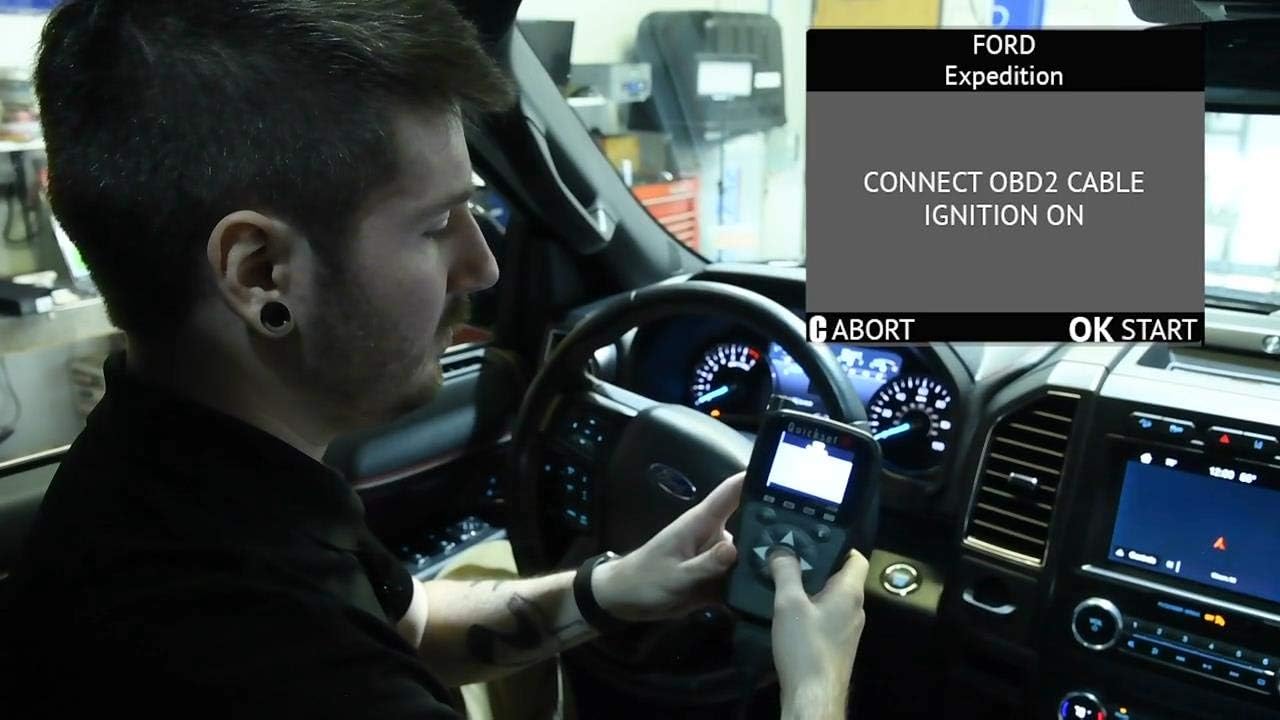 ATEQ Quickset X TPMS Activation and ECU Reset Tool Includes OBD Cable - Domestic, European and Import Vehicle Coverage up to 2020
