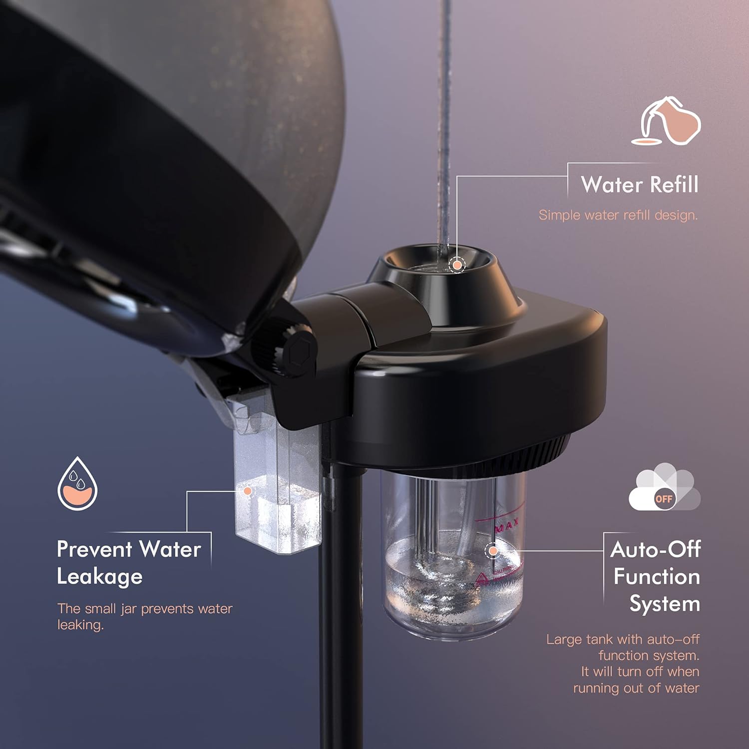 TASALON Standing Hair Steamer for Deep Conditioning - Hooded Hair Steam Cap for Natural, Dyed Hair - Professional Steamer for Hydration, Dry Hair Treatment-Heated Micro Mist Steamer for Spa, Home Use