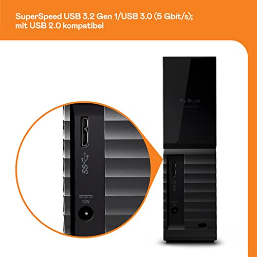 WD 36TB My Book Duo Desktop HDD USB 3.1 Gen 1 with Software for Device Management, Backup and Password Protection USB-C and USB-A Cables RAID 0/1, JBOD