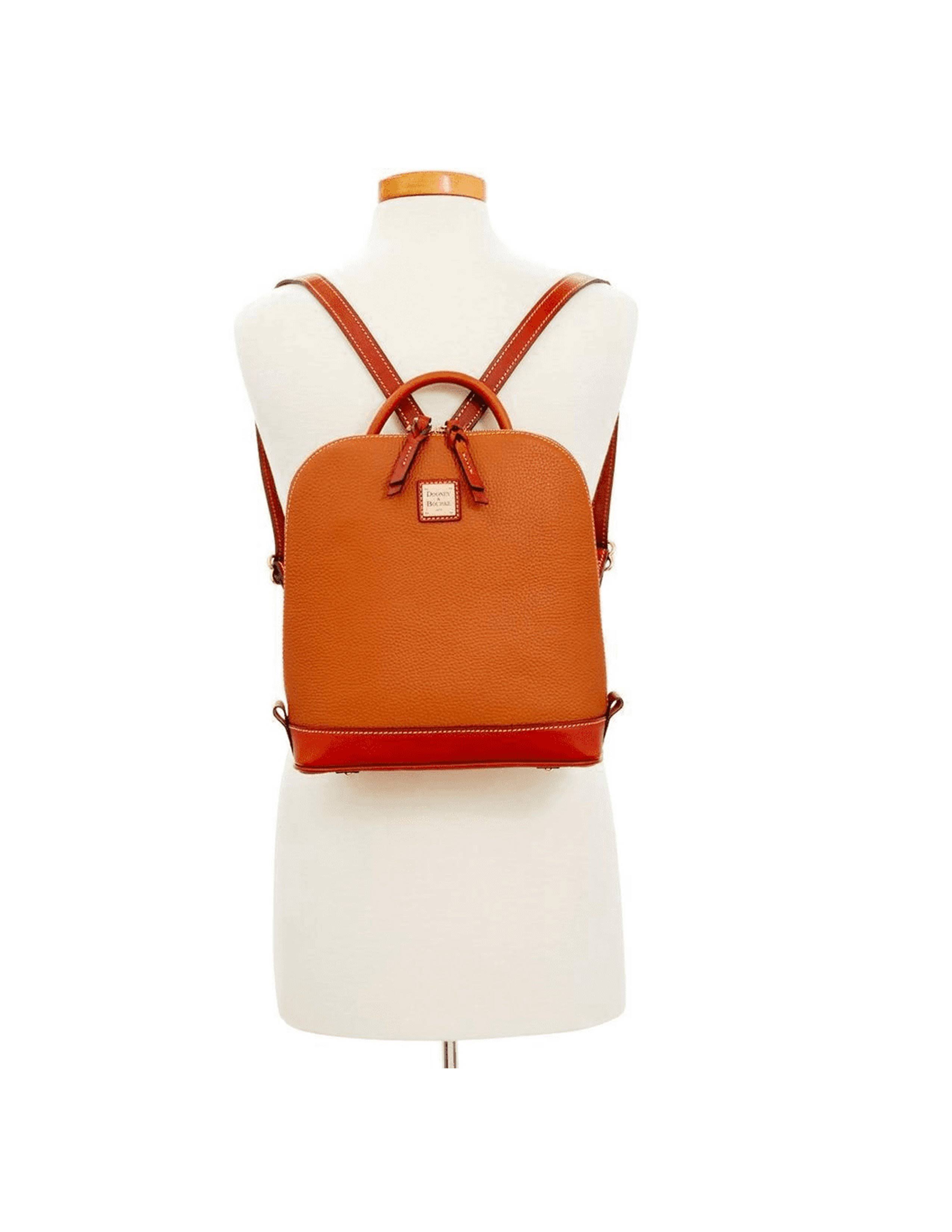 Dooney u0026 Bourke Pebble Pod Zip Backpack Caramel
