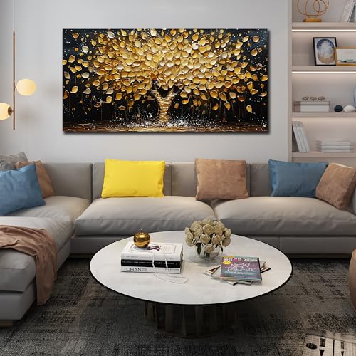Large Abstract Canvas Wall Art Black and White Geometric Theme Picture Framed Canvas Prints Ready to Hang for Living Room Bedroom Home Office Size 30x60 Inch