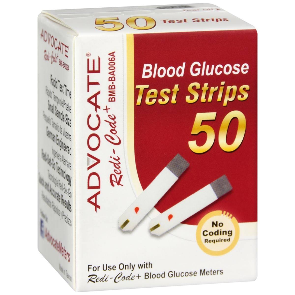 Advocate Redi-Code - 50 Test Strips