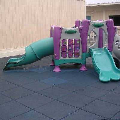 Rubber-Cal Eco-Safety Interlocking Playground Tiles 2.50 x 19.5 x 19.5 Inch - Shop Hardware Tools Online Store