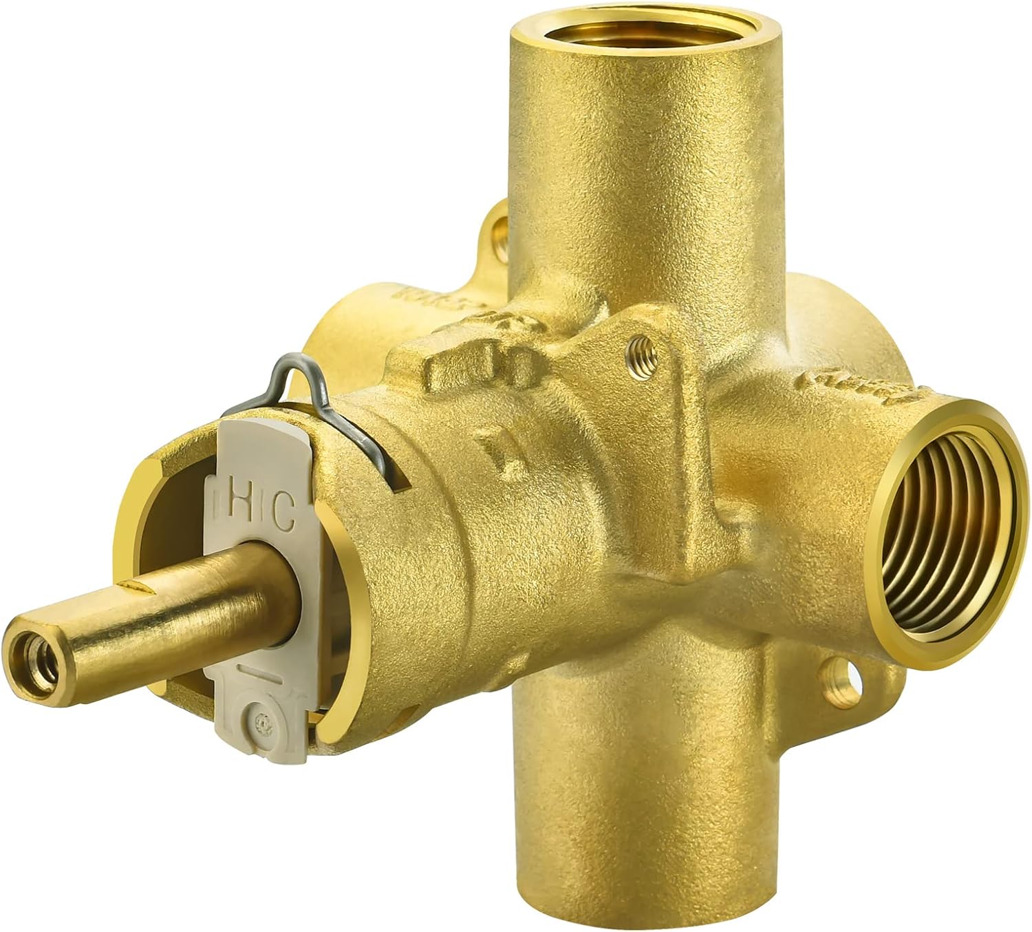 2510 Replacement Pressure Balancing Valve for Moen Tub and Shower Single Handle,with 1222 Faucet Cartridge and Retainer Clip
