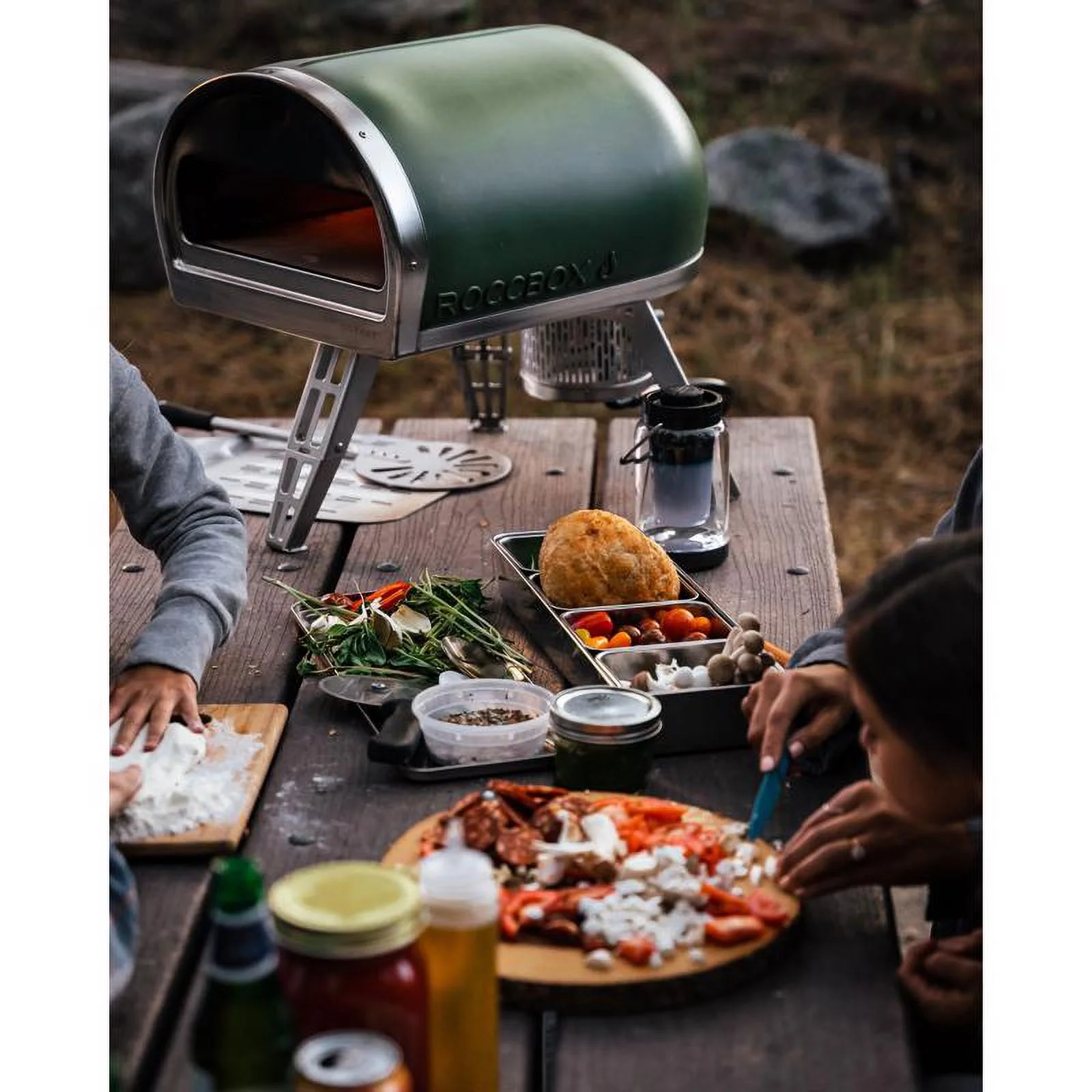 Gozney  Gozney Roccbox Propane Gas Outdoor Pizza Oven, Olive Green