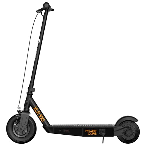 Razor Power Core XLR 100 Electric Scooter Outdoor Ride-On Toy for Ages 8+, Up to 10 MPH, 8" Pneumatic Front Tire, 90W High-Torque Hub Motor