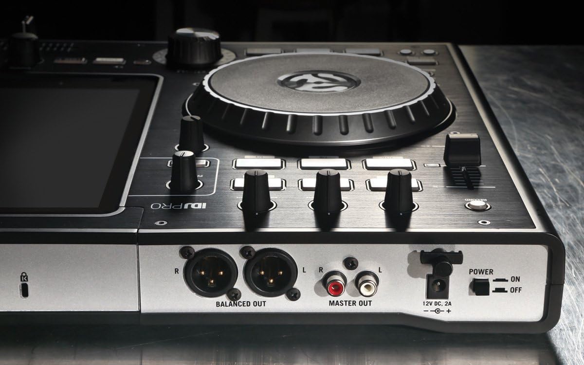 Numark iDJ Pro | Professional DJ Controller for iPad with XLR, RCA, Mic, and Headphones Connections