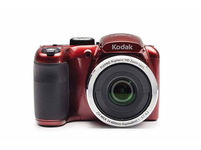 Kodak PIXPRO AZ252 Astro Zoom Digital Camera (Red) Bundle