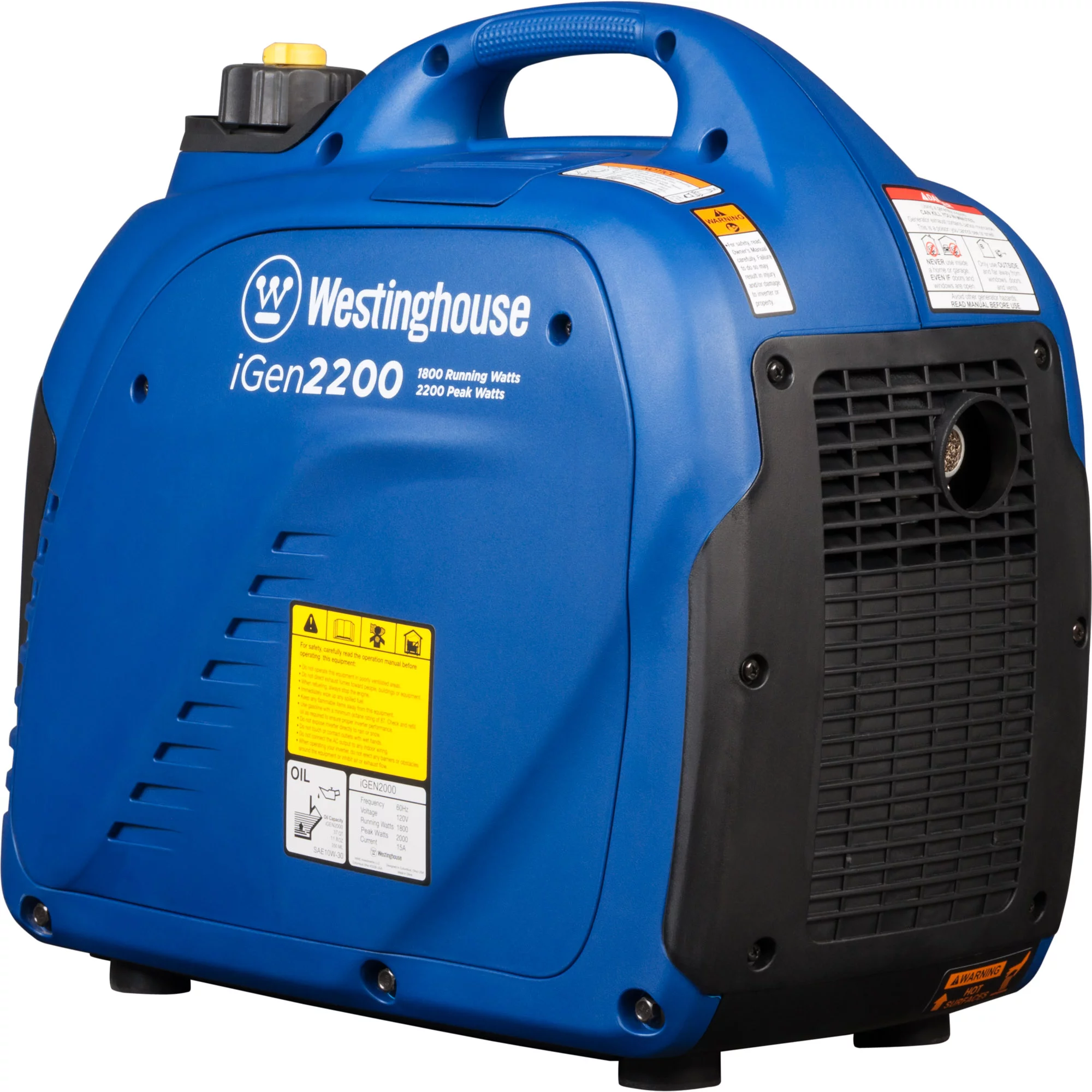 Westinghouse 2200 Peak Watt Portable Gas Inverter Generator
