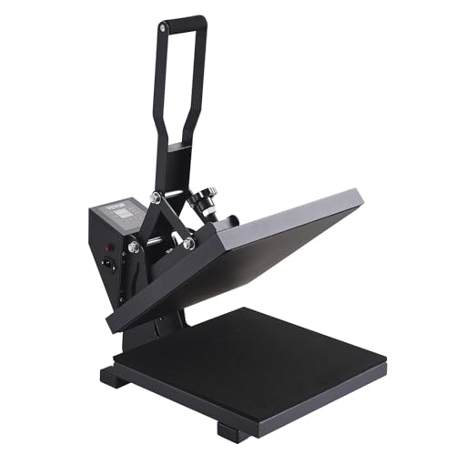 VEVOR 15x15 Heat Press Machine 8 in 1 Combo Tshirt Press Machine with Tumbler Press, 360° Swing Away Digital Multifunction Heat Transfer Sublimation for Printing T Shirts Mug Hat Plate Cap