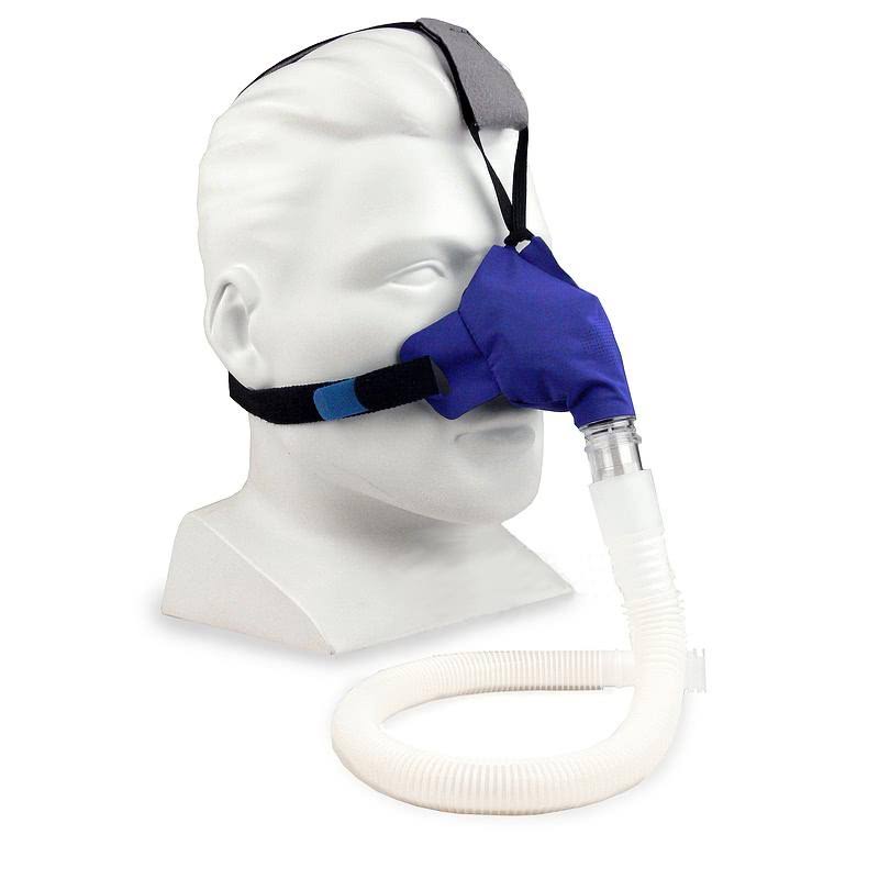Circadiance SleepWeaver Advance Soft Cloth Nasal CPAP Mask, Leopard - 100285