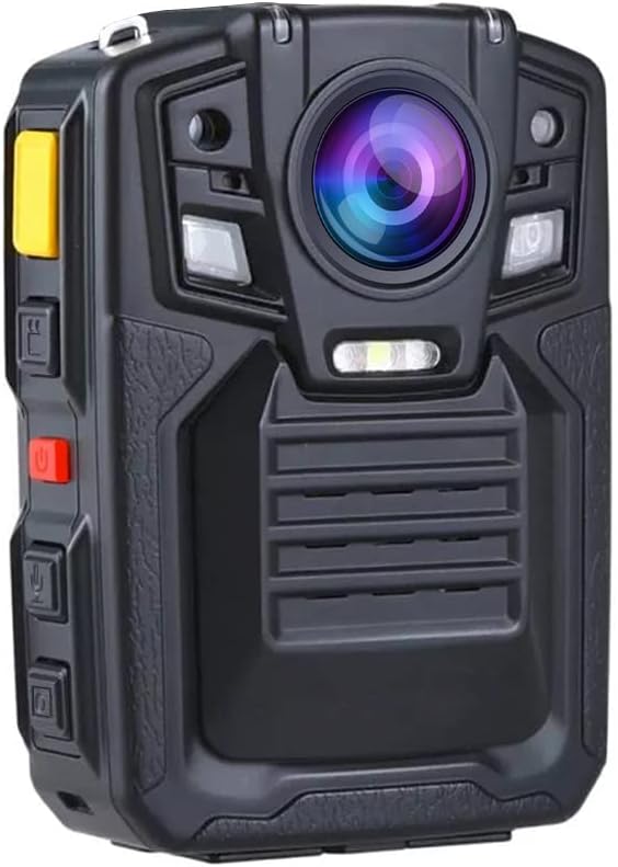 CAMMHD V8-64GB Body Camera 1296P Police Camera with 2 Batteries Working 10 Hours,IP68 Body Camera with Audio and Video Recording Wearable, Night Vision Body Camera Easy to Use
