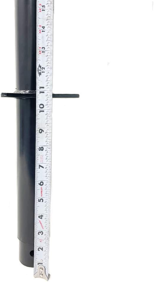 Southwest Wheel 5,000 lbs top Wind A-Frame Trailer Jack w/Zinc Round Tube Foot Plate Pack of 2