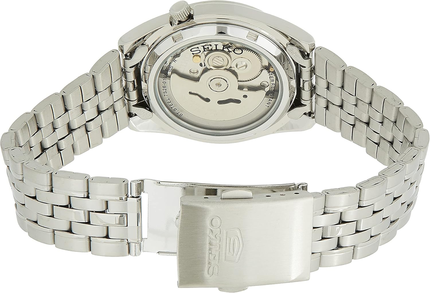 Seiko 5 Automatic Blue Dial Silver Stainless Steel Men's Watch SNK371K1