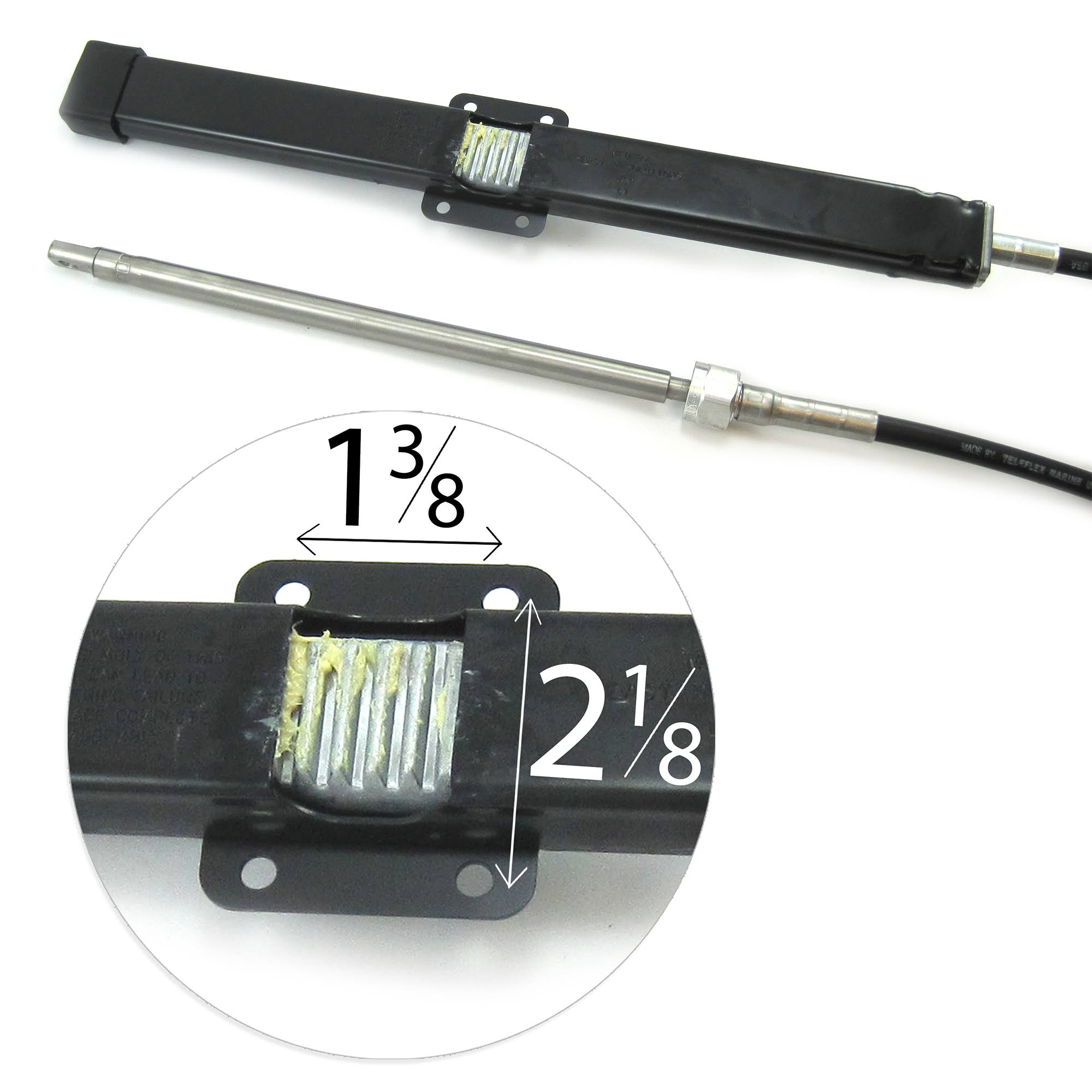 Seastar Solutions SSC12413 Rack Steering Cable 13&