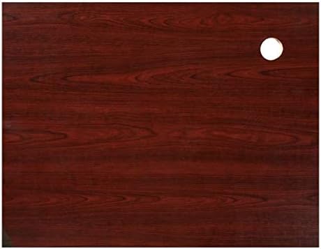 Realspace Magellan 59"W L-Shape Corner Desk, Classic Cherry
