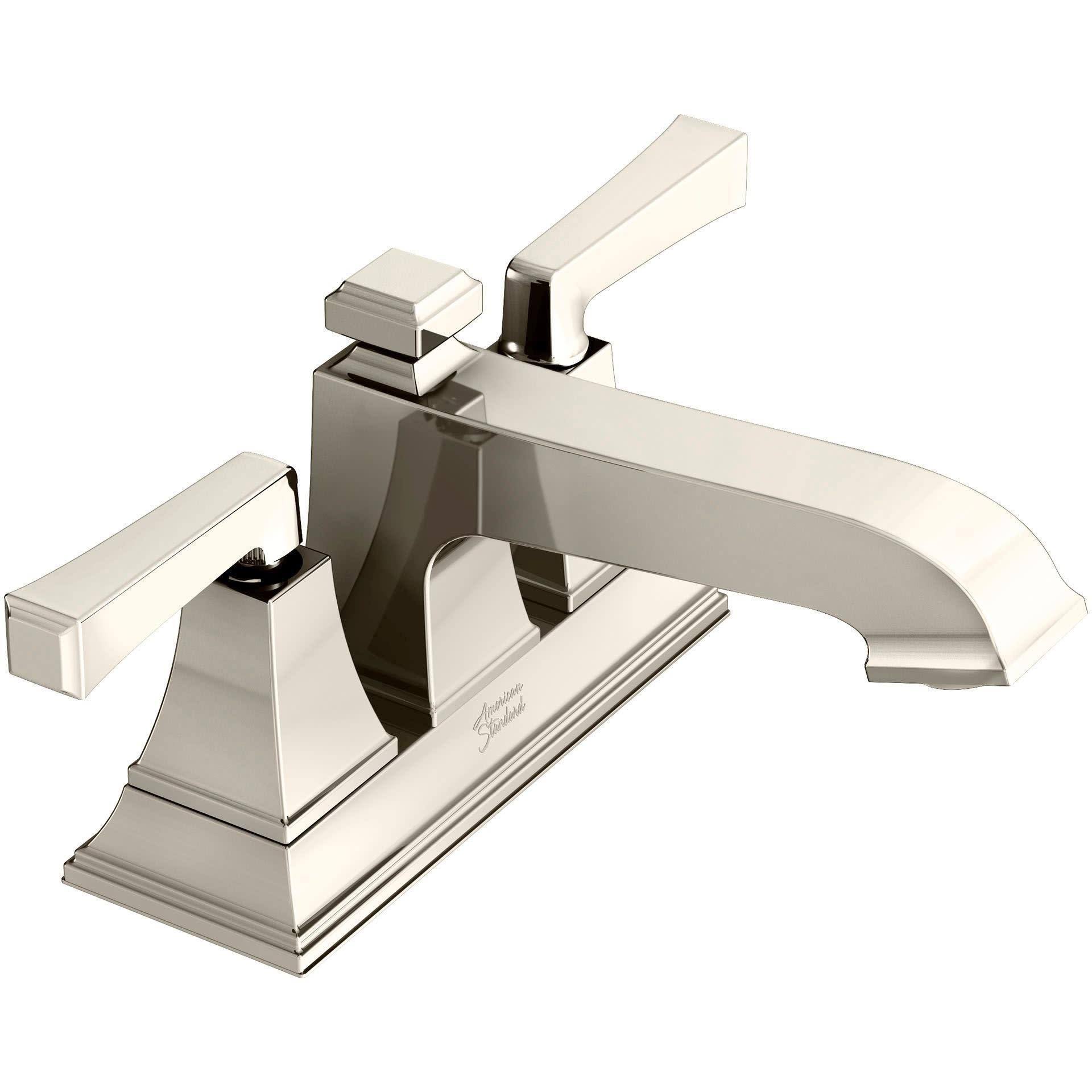 American Standard 7455.207 Town Square S 1.2 GPM Centerset Bathroom Faucet with Polished Nickel