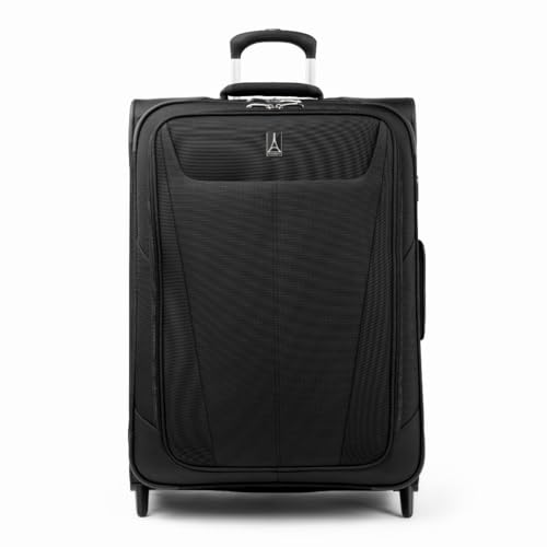 Travelpro Maxlite 5 Softside Expandable Upright 2 Wheel Carry on Luggage, Lightweight Suitcase, Men and Women, Burgundy, Carry On 22-Inch