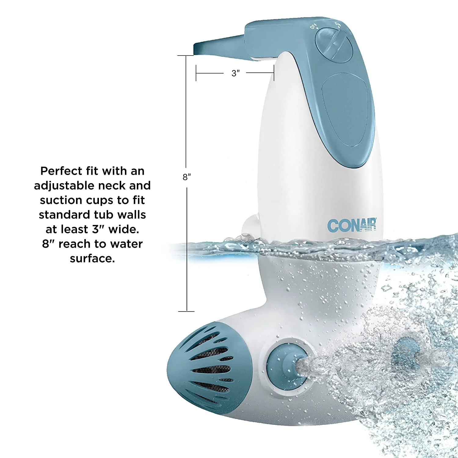 Conair Jet Hydro Spa Portable Bath Spa with Jets Bubbles and Massage HYD100