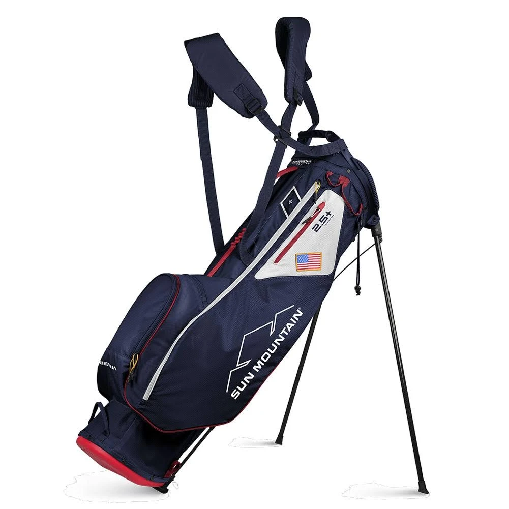 Sun Mountain 2021 2.5+ 14-Way Stand Bag Navy/White/Red