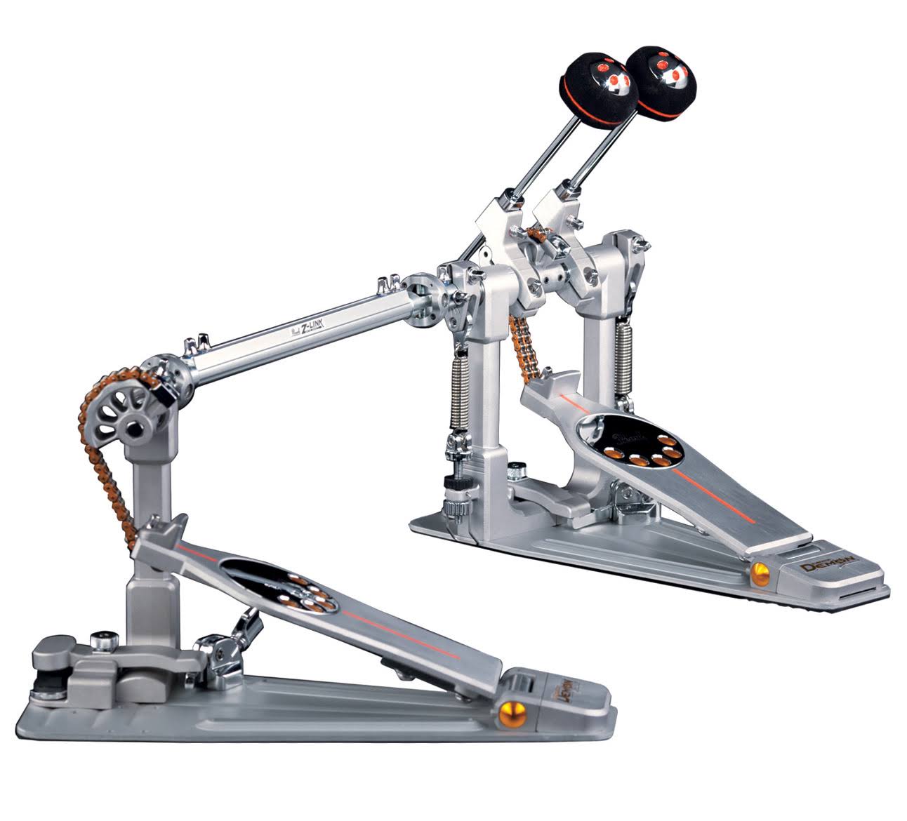 Pearl P3002C Demon Chain Double Bass Drum Pedal with Case