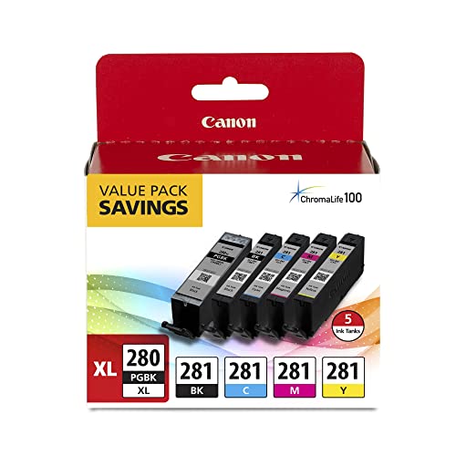 Canon PIXMA TR8620a - All-in-One Printer Home Office|Copier|Scanner|Fax|Auto Document Feeder | Photo, Document | Airprint (R), Android, Black, Works with Alexa