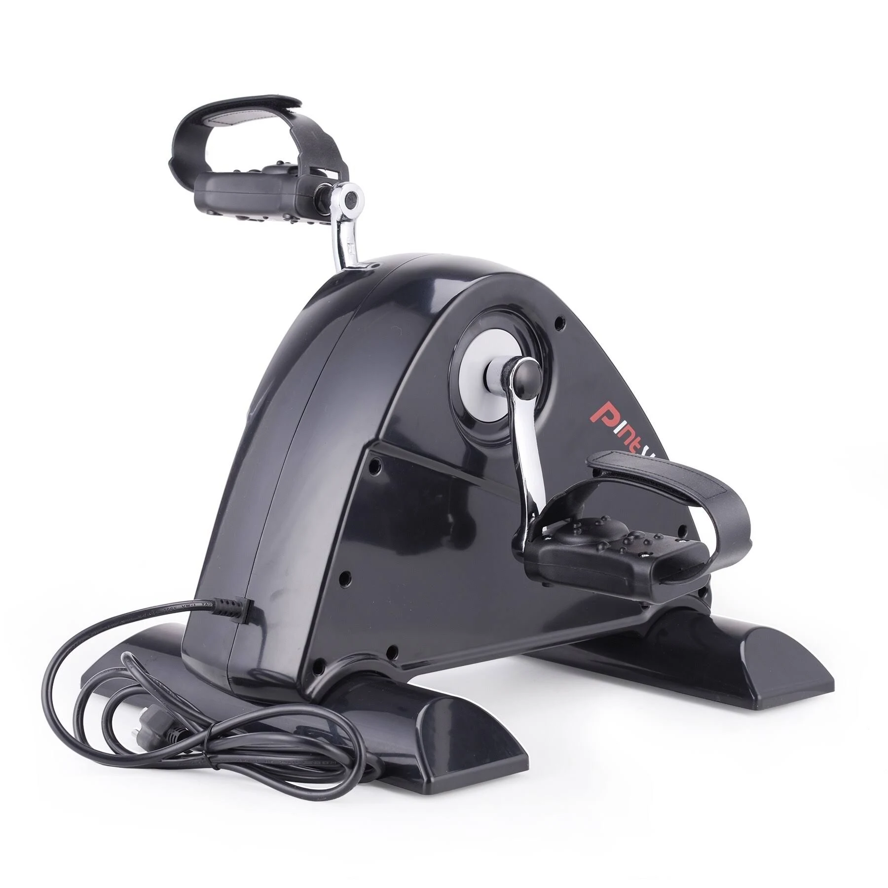 Pedal Exerciser Portable Mini Exercise Cycle with LED Display (Black)