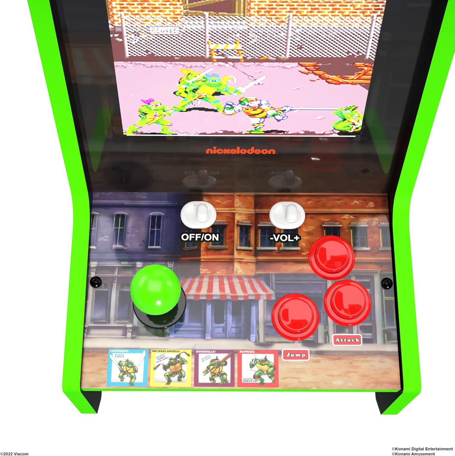 Arcade1UP Teenage Mutant Ninja Turtles Countercade 2 Games in 1