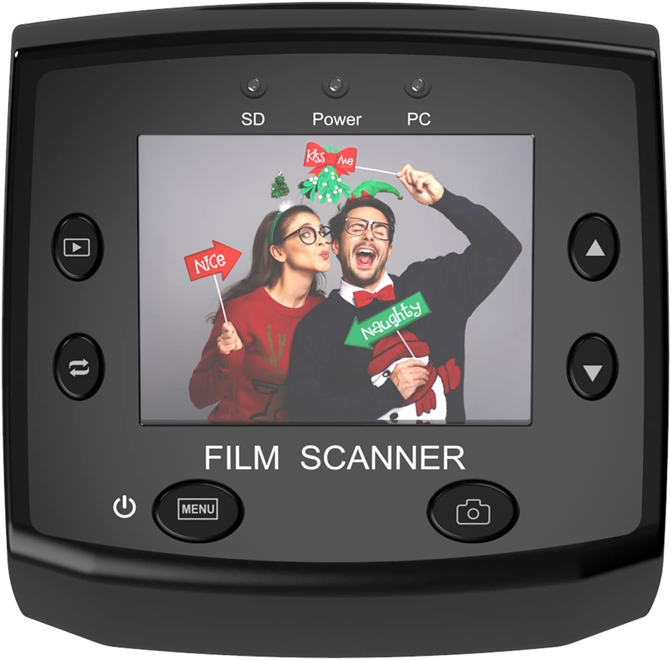 DIGITNOW! 135 Film Negative Scanner High Resolution Slide Viewer,Convert 35mm Film &Slide to Digital JPEG Save into SD Card, with Slide Mounts Feeder No Computer/Software Required Pack of 2