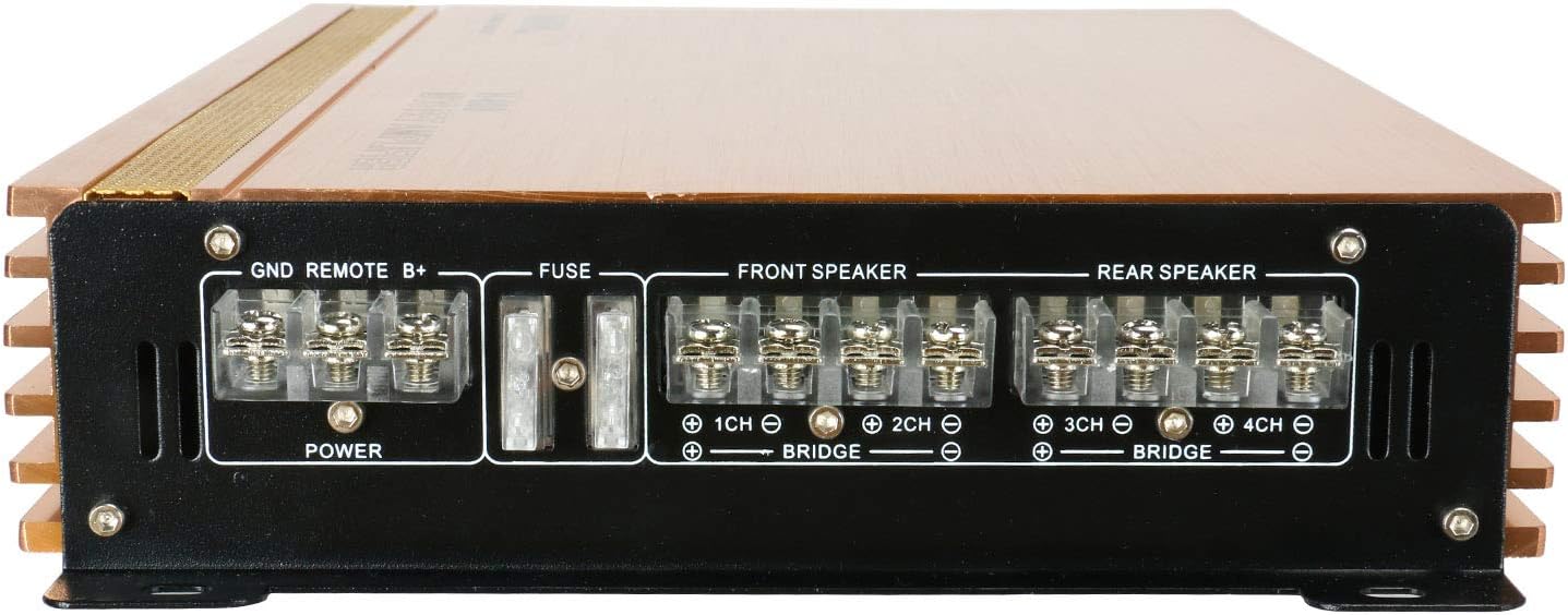 Car Audio Power Stereo Amplifier Amp 4 Channel Super Bass Sub woofer Music 12V Pack of 2