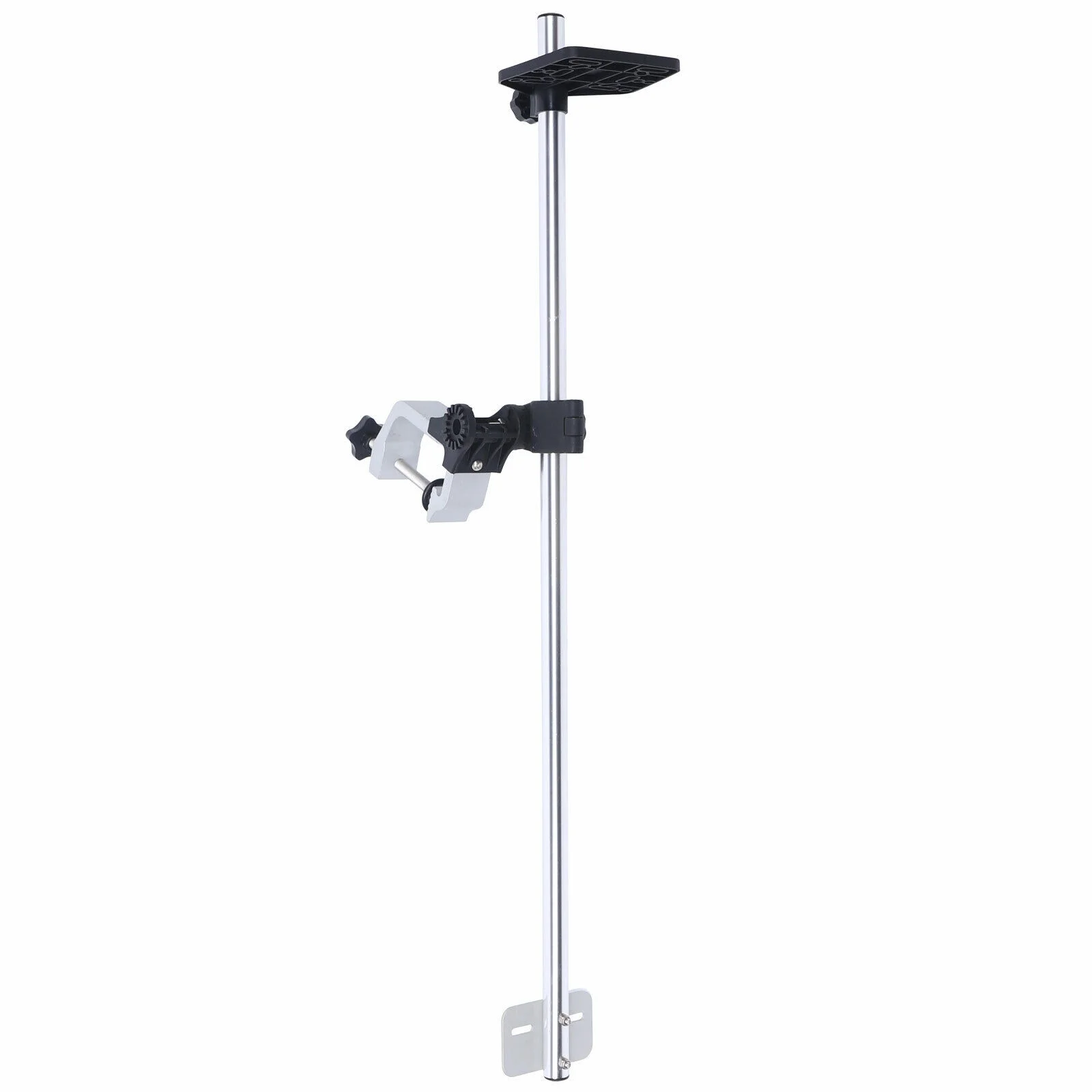 Portable Universal Transducer Bracket + Fishfinder Mount 360° Adjustable Tools Aluminum Alloy