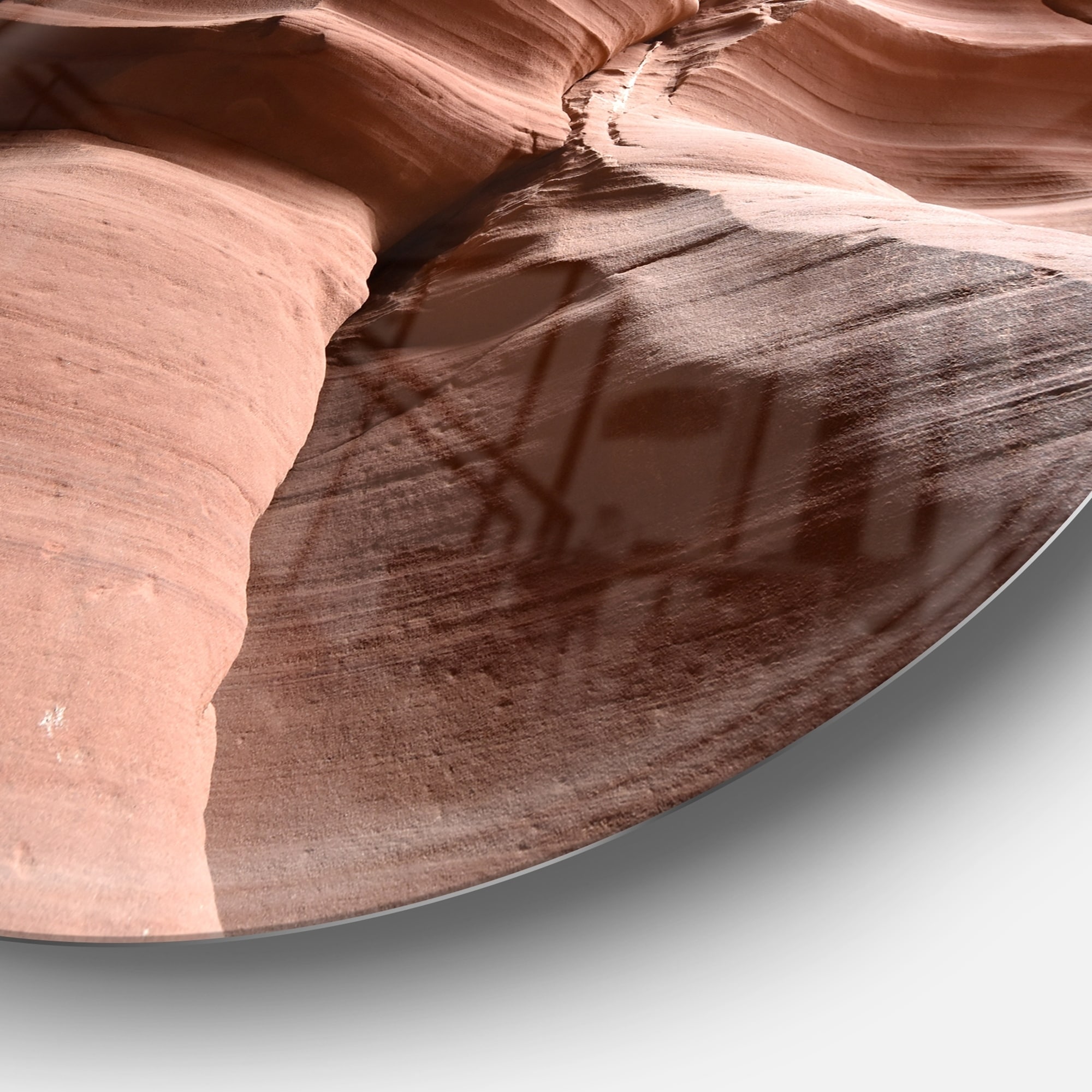 Design Art 'Dark Upper Antelope Canyon' Photographic Print on Metal