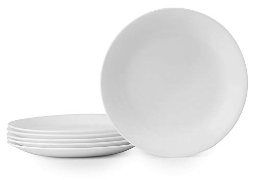 Corelle Vitrelle 18-Piece Dinnerware Sets, Service for 6, Triple Layer Chip Resistant Glass Plates & Bowls, Portofino & Wildflower