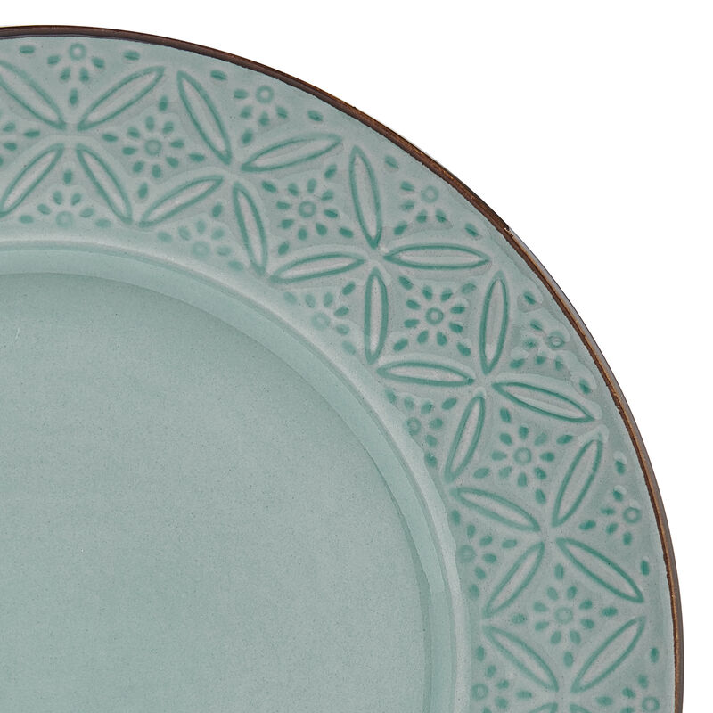 Pfaltzgraff Kori 12 Piece Stornware Dinnerware Set Sage