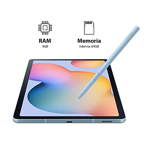 SAMSUNG Galaxy Tab S6 Lite 10.4" 64GB Android Tablet w/Long Lasting Battery, S Pen Included, Slim Metal Design, AKG Dual Speakers, US Version, Oxford Gray (Renewed)