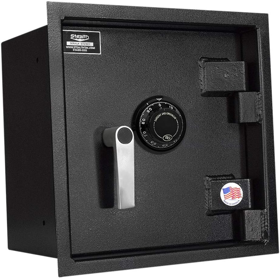 Stealth Heavy Duty Wall Safe Mechanical Extra Deep in The Wall WSHD1414 Made in USA