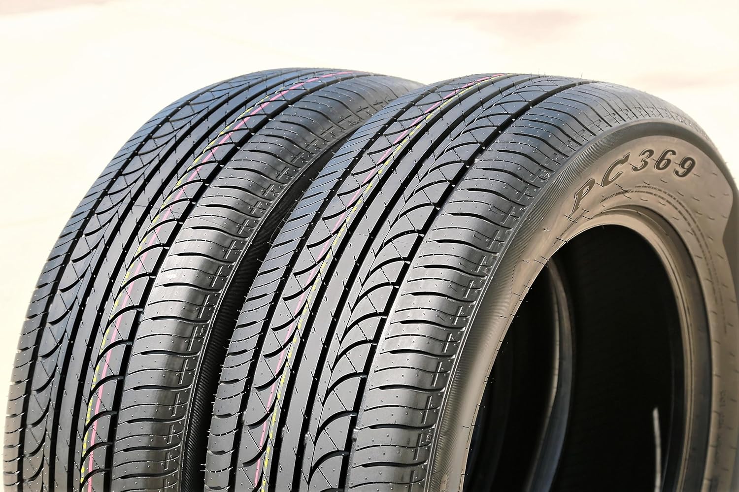 Set of 4 (FOUR) Fullway PC369 All-Season Passenger Car Performance Radial Tires-215/60R17 215/60/17 215/60-17 96H Load Range SL 4-Ply BSW Black Side Wall UTQG 380AA
