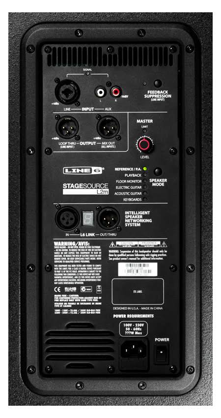 Line 6 StageSource L2M 10 2-Way PA System with Digital Network Capability, 800W