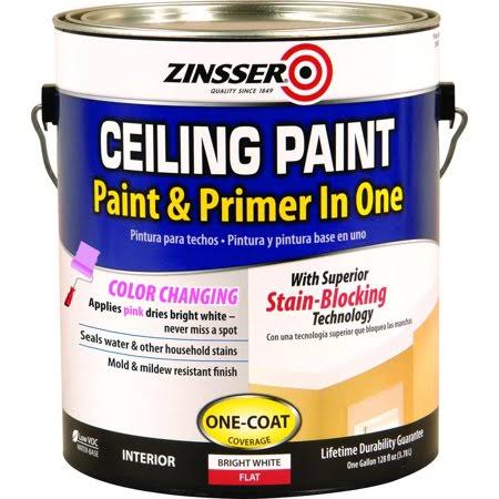 Zinsser 260967 Ceiling Paint and Primer in One (Case of 2)