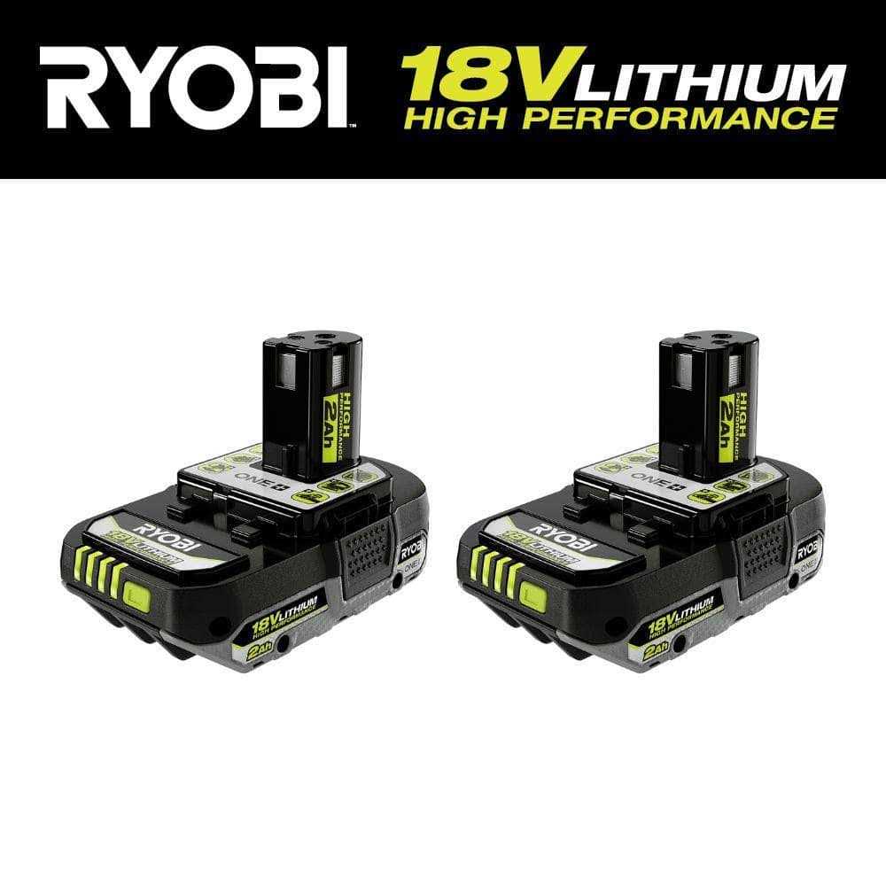 RYOBI ONE+ 18V High Performance Lithium-Ion 2.0 Ah Compact Battery PBP2003