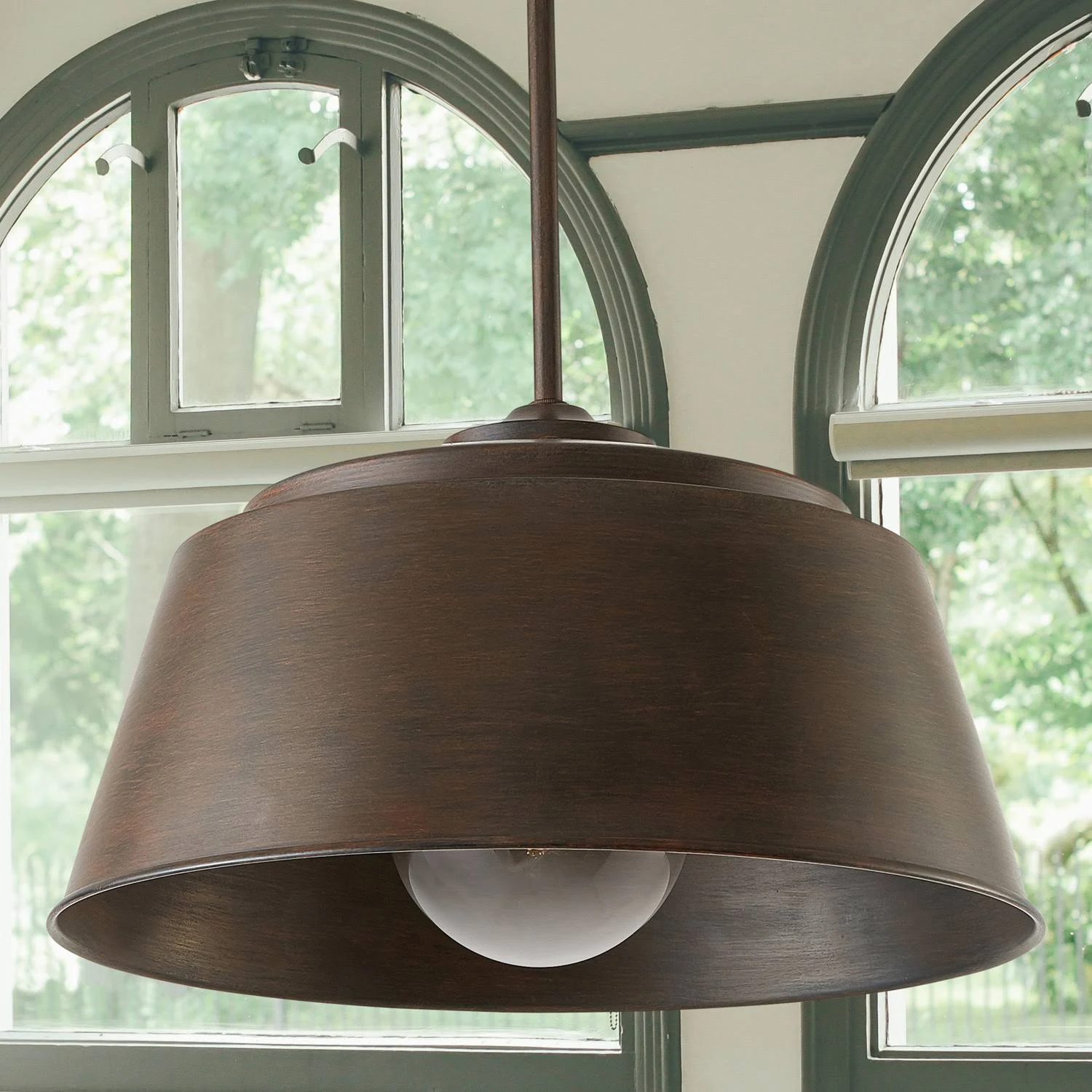Capital Lighting 229111NG Tybee Semi Flush Mount Light, Nordic Grey